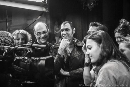 Photographe de plateau Photographe de plateau, pendant le tournage d'un clip musical